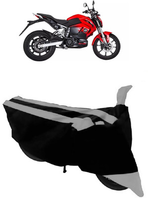 HEMSKAR Two Wheeler Cover for Revolt(RV 400, Black, Grey)