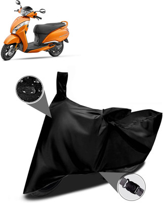 DeepShakshi AUTOMOTIVE Two Wheeler Cover for TVS(Jupiter 125, Black)