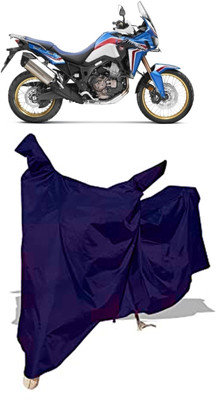 Amexride Two Wheeler Cover for Honda(Africa Twin, Blue)