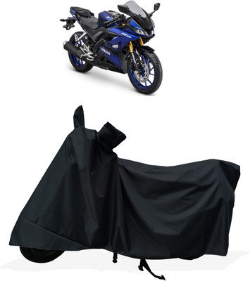 Tricway Two Wheeler Cover for Yamaha(YZF R15 V3.0, Black)