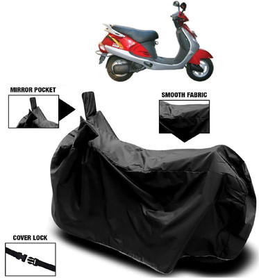 MMSSTAR Waterproof Two Wheeler Cover for Kinetic(Nova, Black)