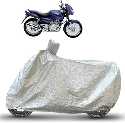 Caronix Waterproof Two Wheeler Cover for Bajaj(Pulsar 180, Silver)