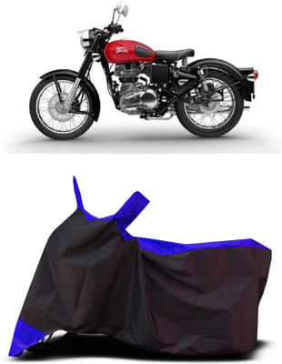 VESMEI Two Wheeler Cover for Royal Enfield(Classic Desert Storm, Blue)