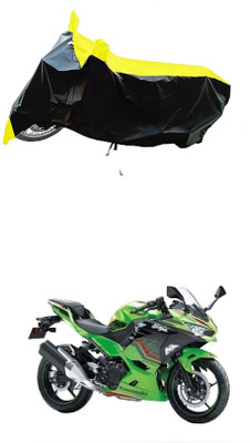 VESMEI Two Wheeler Cover for Kawasaki(Ninja 400, Yellow)