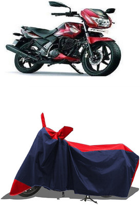 SUGASHRI Waterproof Two Wheeler Cover for TVS(Flame DS 125, Red, Blue)