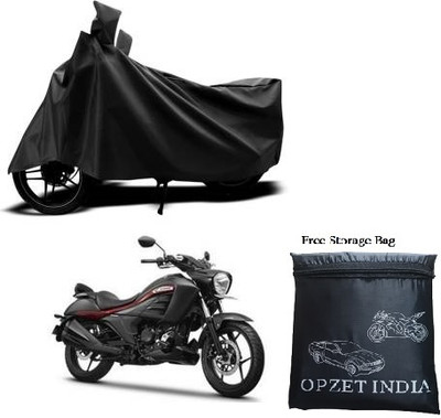 OPZET INDIA Waterproof Two Wheeler Cover for Suzuki(Intruder M1800R, Black)