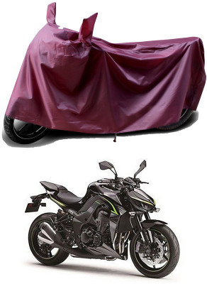 APNEK Waterproof Two Wheeler Cover for Kawasaki(Z1000, Maroon)