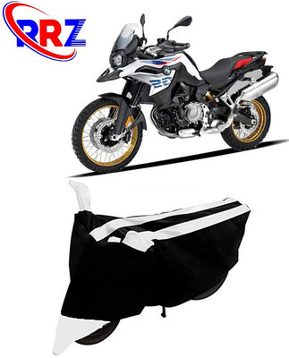 RRZ Waterproof Two Wheeler Cover for BMW(F 850 GS, Black, White)