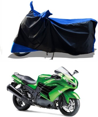 AESTRYD Two Wheeler Cover for Kawasaki(Ninja ZX-14R, Blue)