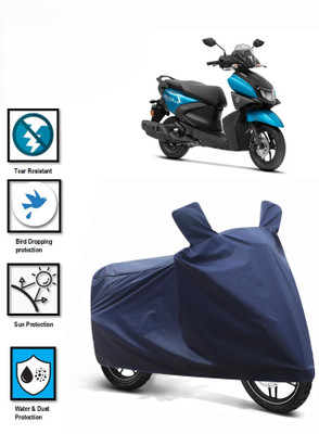 DeepShakshi AUTOMOTIVE Two Wheeler Cover for Yamaha(Ray-ZR 125FI BS6, Blue)