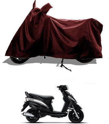 KEDIT Two Wheeler Cover for Mahindra(Rodeo, Maroon)