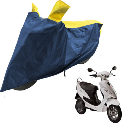 RiderShine Two Wheeler Cover for Hero(Electric E-Sprint, Blue, Yellow)
