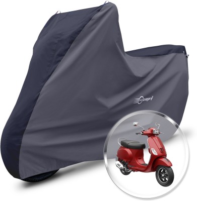 Neodrift Two Wheeler Cover for Vespa(Vespa SXL 125, Black, Grey)