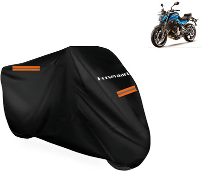 Horseyaart Waterproof Two Wheeler Cover for CFMoto(650 NK BS6, Black)