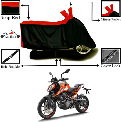 AASHTIK MART Two Wheeler Cover for KTM(790 Duke, Red, Black)