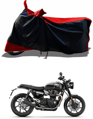 DeepShakshi AUTOMOTIVE Waterproof Two Wheeler Cover for Triumph(Speed Twin, Red)
