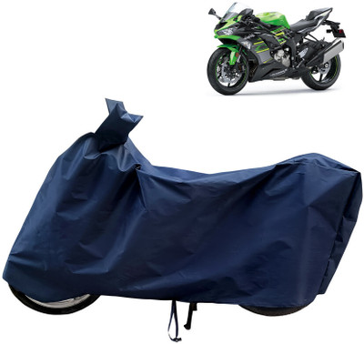 Horseyaart Waterproof Two Wheeler Cover for Kawasaki(Ninja ZX-6R, Blue)