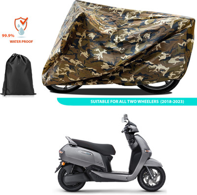 PAGORA Waterproof Two Wheeler Cover for TVS(iQube Electric, Yellow)