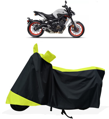 Tricway Two Wheeler Cover for Yamaha(MT 09 BS6, Yellow)
