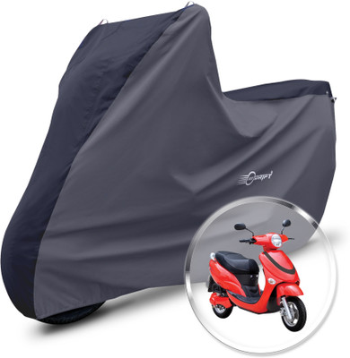 Neodrift Two Wheeler Cover for Hero(Electric Photon, Black, Grey)