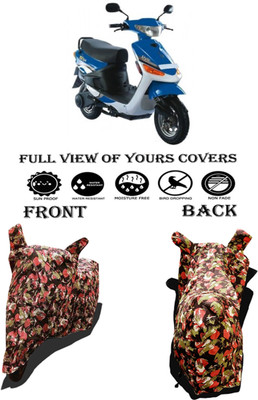 Amexride Two Wheeler Cover for Indus(Yo Style, Multicolor)