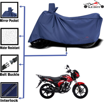 KEDIT Two Wheeler Cover for TVS(Max, Blue)