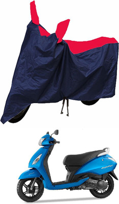 Mdstar Waterproof Two Wheeler Cover for TVS(Jupiter, Red, Blue)