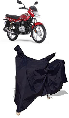 Amexride Two Wheeler Cover for Bajaj(Platina 100 DTS-i, Black)
