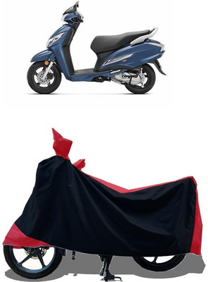 AASHTIK MART Two Wheeler Cover for Honda(Activa 125, Red, Black)