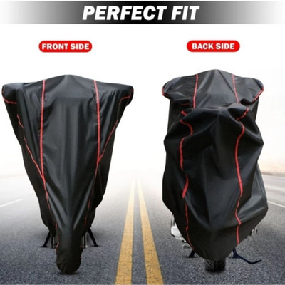 AutoGalaxy Waterproof Two Wheeler Cover for Hero(Pleasure, Black)