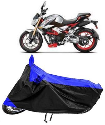 GROFATIK Two Wheeler Cover for Hero(XF3R BS6, Blue, Black)