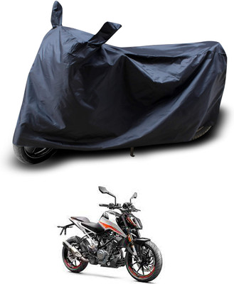 SK AUTO Waterproof Two Wheeler Cover for KTM(Black)