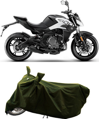 GROFATIK Two Wheeler Cover for CFMoto(400NK BS6, Green)