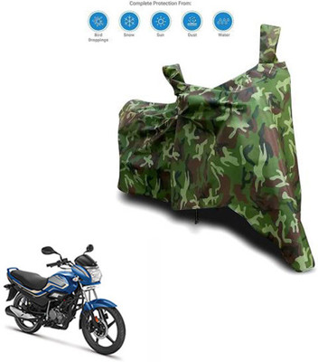Aamaya Store Waterproof Two Wheeler Cover for Hero(Super Splendor, Green)