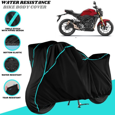 SRP PRODUCT Waterproof Two Wheeler Cover for Honda(CB300R, Black)