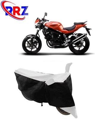 RRZ Waterproof Two Wheeler Cover for Kinetic(Comet, Black, White)