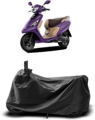 AASHTIK MART Two Wheeler Cover for TVS(Scooty Zest 110, Black)