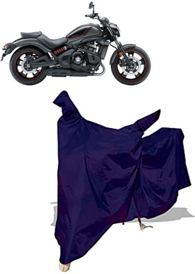 Amexride Two Wheeler Cover for Kawasaki(Vulcan S BS6, Blue)