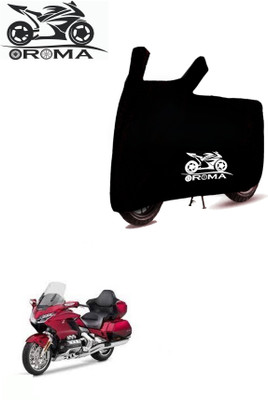 THE REAL ARV Waterproof Two Wheeler Cover for Honda(Gold Wing GL1800, Black)