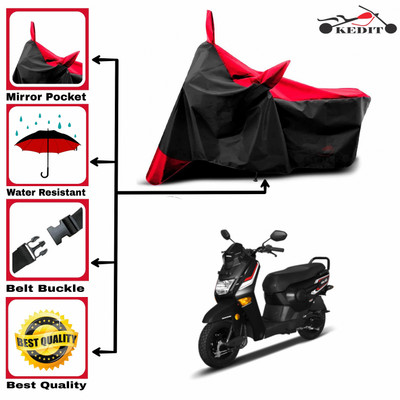 AASHTIK MART Two Wheeler Cover for Honda(Cliq, Red, Black)