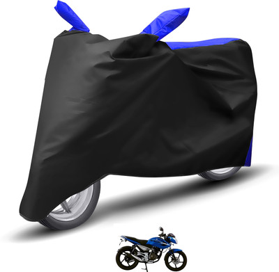 Caronix Waterproof Two Wheeler Cover for Bajaj(XCD 135, Blue)