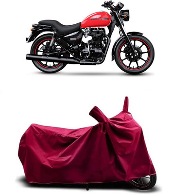 Coxtor Waterproof Two Wheeler Cover for Royal Enfield(Thunderbird 350, Maroon)