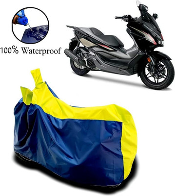 APNEK Waterproof Two Wheeler Cover for Honda(Forza 300, Yellow, Blue)