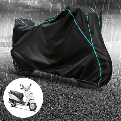 CODOKI Waterproof Two Wheeler Cover for Hero(Duet LX 110CC, Black)
