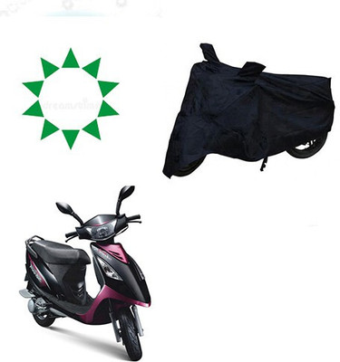 DeepShakshi AUTOMOTIVE Waterproof Two Wheeler Cover for TVS(Scooty Streak, Black)