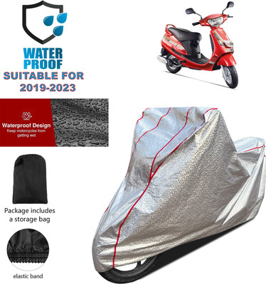 PAGORA Waterproof Two Wheeler Cover for Mahindra(Duro DZ, Silver)