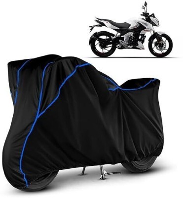 DeepShakshi AUTOMOTIVE Waterproof Two Wheeler Cover for Bajaj(Pulsar 150, Black, Blue)