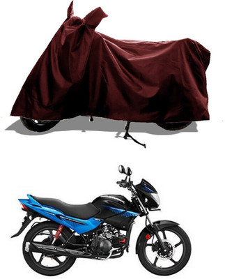 GROFATIK Two Wheeler Cover for Hero(Glamour, Maroon)
