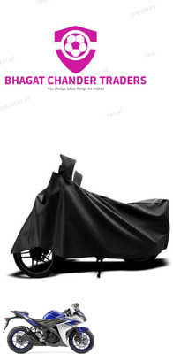 bhagat chander traders Waterproof Two Wheeler Cover for Yamaha(YZF R1 BS6, Black)
