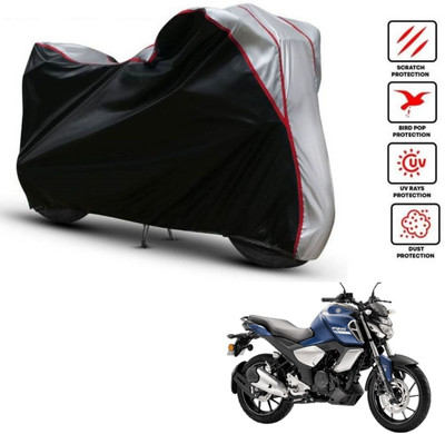 Love Me Two Wheeler Cover for Yamaha(FZ-S, Multicolor)